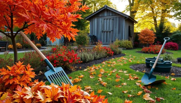 ogród, jesienny, jesienne porządki w ogrodzie, prace w ogrodzie