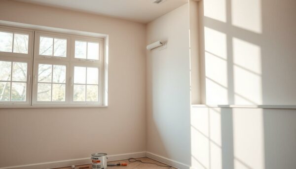 gruntować, ściana, gruntować ściany